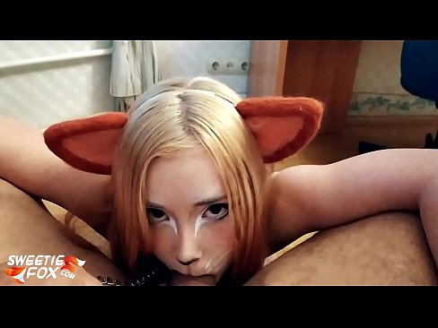❤️ Kitsune आफ्नो मुखमा डिक र कम निल्यो ❤ हामी मा ❤